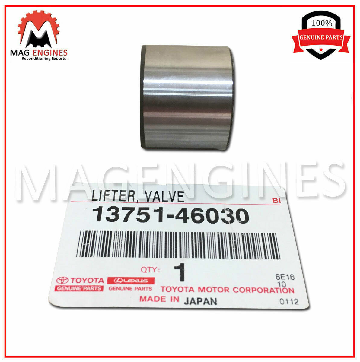 13751-46030 GENUINE OEM 8 Pcs VALVE LIFTER 1375146030 | eBay