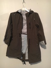 Laundry Shelli Segal Hooded Sedge Wind Breaker Water Repellent Jacket Women Sz S