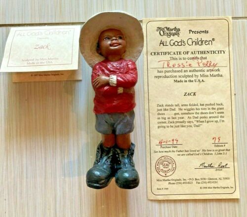 All Gods Children Zack #1566 Edition #79 Certificate, Boxed, Name Tag NEW - Picture 2 of 9