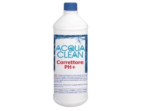 Corrector Líquido De PH Para Piscinas Incrementador De PH+ Agua Clean Lt.1