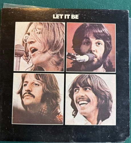 The Beatles Let It Be LP Apple AR 34001 Vinyl Record 1970 VG