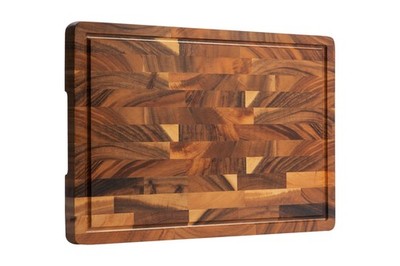 Walnut Wood Cutting Board, End Grain Wooden Cutting Boards for Kitchen,