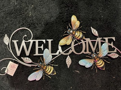 Welcome Sign With Bees