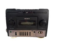 Sony Boombox CFS-1030 AM FM Cassette Player-Corder Works NO SPEAKERS