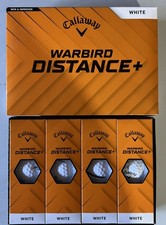 Warbird 2 Dozen White Long Distance Golf Balls With Logos
