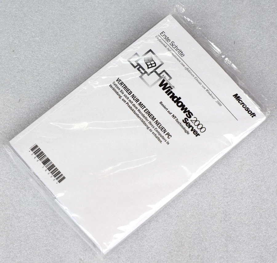 Original Neuverpackte Windows Server 2000 License With Book & CD Universal M1146 - Image 2 of 3