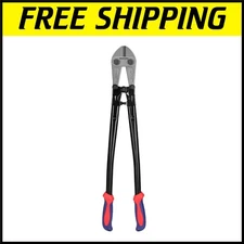 Durable 30-Inch Bi-Material Bolt Cutter with Classic Lever-Fulcrum Design