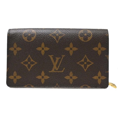 Best07/ Louis Vuitton Monogram Portefeuille Tresor Wallet M61736 CT0036 NQ10975