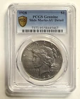 1928 P PCGS AU Detail - Silver Peace Dollar $1 US Coin
