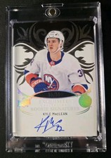 24-25 UD ICE Hockey Exquisite Rookie Signatures Auto ERS-KM Kyle Maclean /99