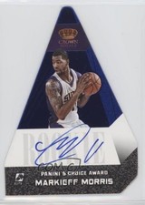 2012 Preferred Panini's Choice Award Rookies Blue 4/49 Markieff Morris Auto 0s3