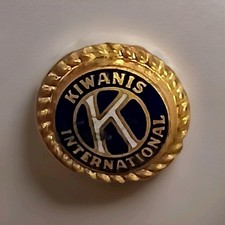 Kiwanis International Lapel Pin Back Stamped