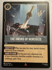 The Sword of Hercules 200/204 Whispers in the Well Disney Lorcana
