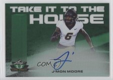 2018 Leaf Valiant Take it to the House Green 46/60 J'Mon Moore #TH-JMM Auto 0e3