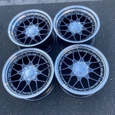 4x Staggered Set 18x910 Gunmetal Rs2 Style Wheels Rims 30 5x114.35x120