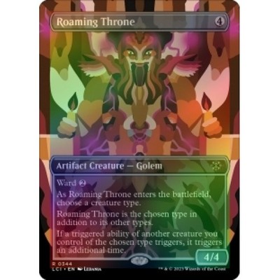 Foil Roaming Throne (borderless) M/NM Magic MTG The Lost Caverns