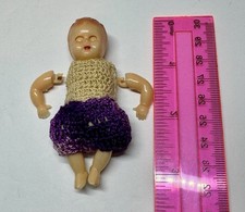 Antique Celluloid Baby Doll. Signed  Hong Kong 7505  . Excellent Cond. 3  Tall.