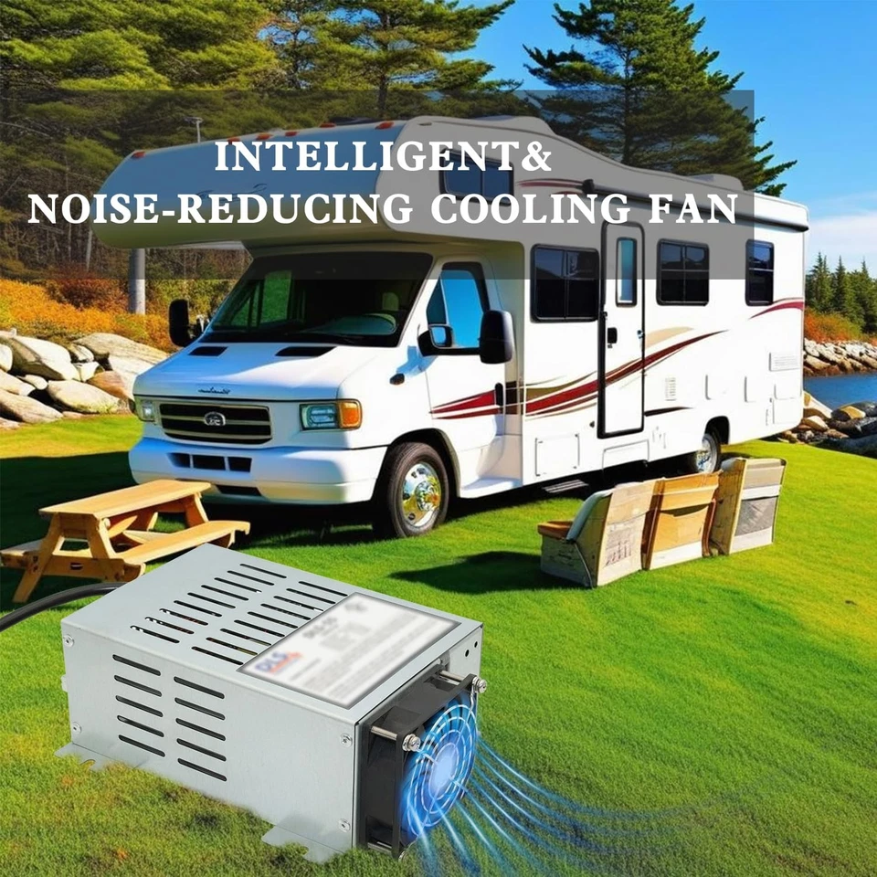 ** NEW Power Converter w/ 3 Stages | DLS-55 | 55 Amp / 12V RV Battery Charger | - Image 4 of 4