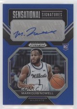 2023 Prizm Draft Picks Sensational Signatures Blue /125 Markquis Nowell Auto 1a3
