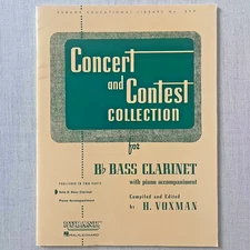 Concert and Contest Collection for Bb Bass Clarinet - Solo Part Only
