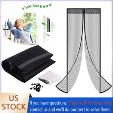 Durable Mosquito-Proof Net-Magnetic Screen Curtain,Hands-Free Insect Repellent