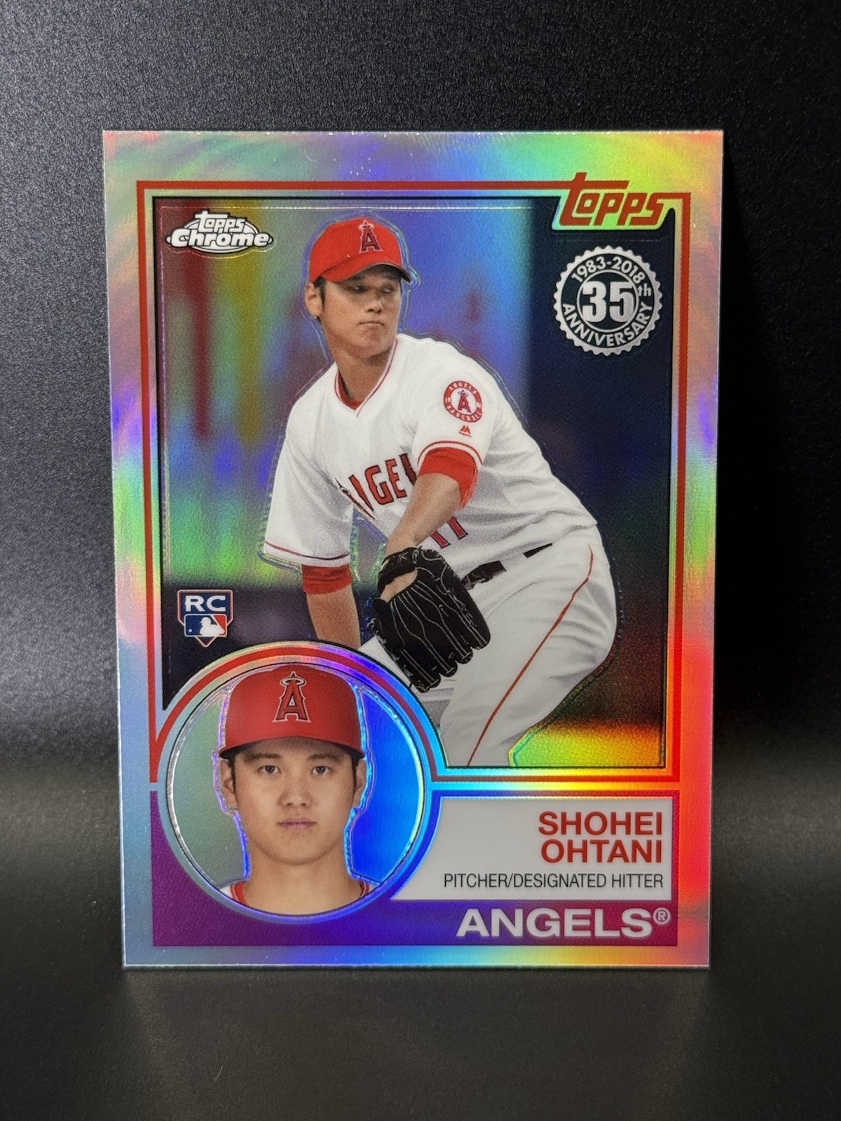 2018 Topps Chrome - 1983 Topps Refractor Shohei Ohtani #83T-6 (RC) Rookie Dodger