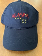 Alaska Shirt Company Cap Hat One Size Strapback Alaska Embroidered Blue NWT