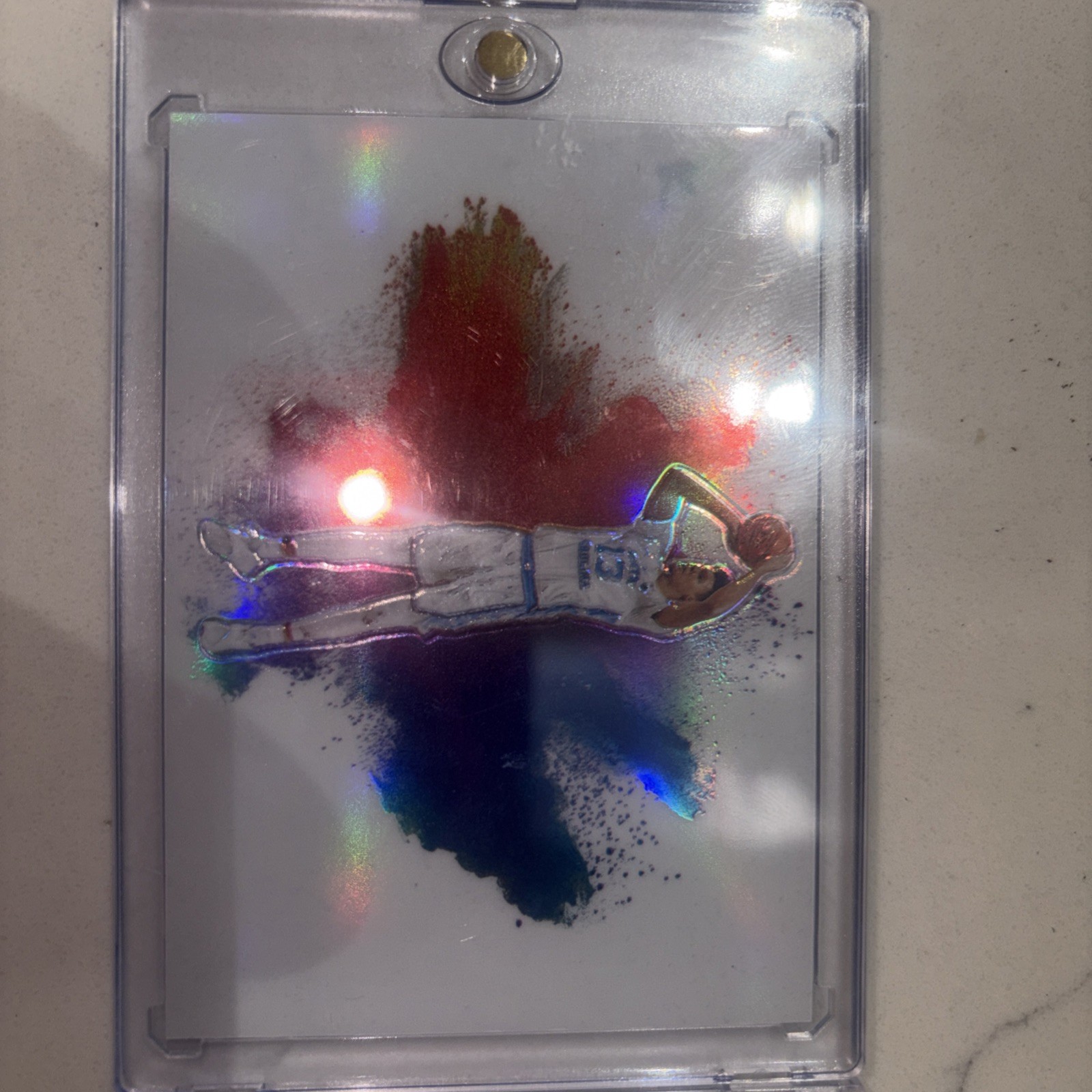 2019 Panini Prizm Draft Picks Color Blast Cameron Johnson #11 North Carolina