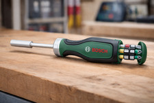 Bosch Ratschenschraubendreher Bit Magazin Magnetischer Bithalter Schrauber 12tlg