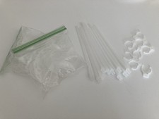 8 Inch Doll Stands. Lot Of 10 Clear Please Read