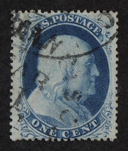 CKStamps: US Stamps Collection Scott#24 1c Franklin Used