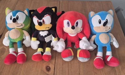 Sonic The Hedgehog Sega Prize International Plüsch x4 Bundle Shadow Knuckles