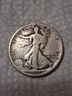 1917 Walking Liberty Half Dollar In Fine Condition In My Opinion. #424