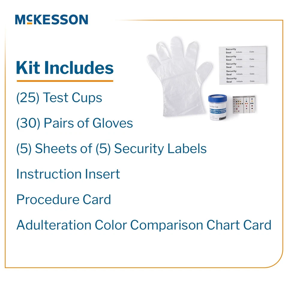 McKesson Drugs of Abuse Test Kit 16-5125A3 25 Ct - Image 2 of 4