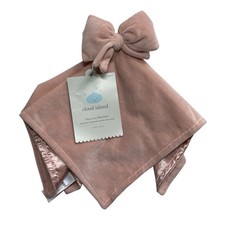 Cloud Island Pink Bow Lovey 13.5" Security Blanket Satin Back 2024