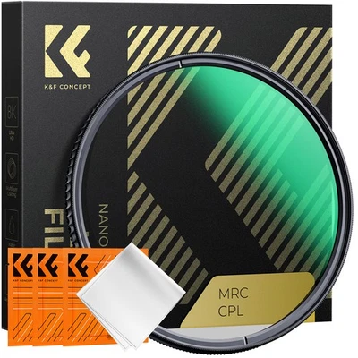 K&F CONCEPT CPL Filter Circular Polarizer Ultra-Slim 37-127mm NANO-K/D/X/X-PRO - Image 1 of 4