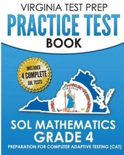 VIRGINIA TEST PREP Practice Test Book SOL Mathematics Grade 4: Inclu - VERY GOOD