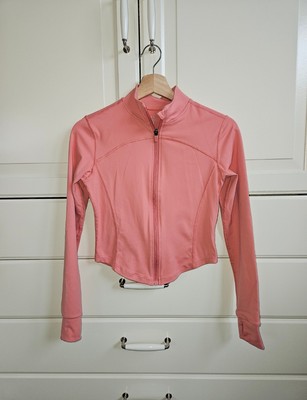 Neu Sportjacke Trainingsjacke Gym Top Oberteil Korallenrot
