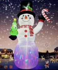 20 FT Christmas Inflatables Snowman Christmas Outdoor Decorations Blow Up NEW
