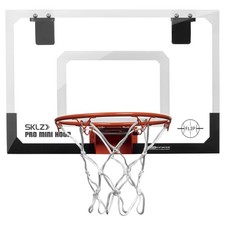 SKLZ Pro Mini Hoop Flip Over-The-Door Basketball Hoop - Orange/Clear