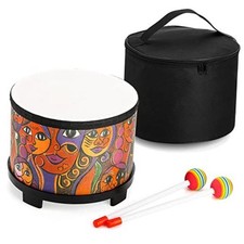 8 Inch Percussion Drum with Storage Bag and Mallets, Musical Instrument 8 inch