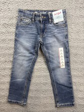 Cat  Jack Jeans Boys 4 Medium Wash Skinny Denim Adjustable Waist Stretch
