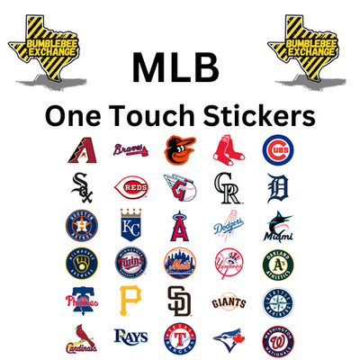 MLB One Touch Stickers - 45 Stickers - Premium Vinyl - Pick Your Team
