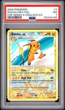 2009 POKEMON POP SERIES 9 CRACKED ICE #3 RAICHU-REVERSE FOIL PSA 7 on eBay