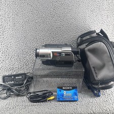 Sony Handycam CCD-TRV108 NTSC Camcorder Hi8 Nightshot TESTED WORKING   Tape Case