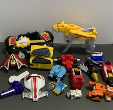 Bandai Mighty Morphin Power Rangers Operation Overdrive Megazord Zord Parts Lot