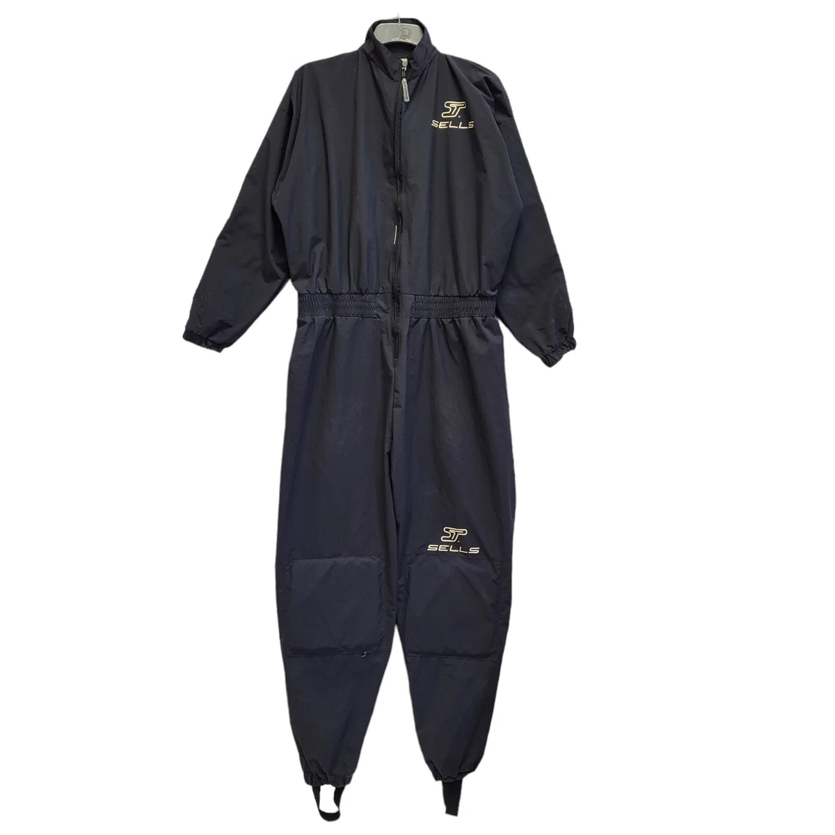 Sells Black Long Sleeve Coverall Jumpsuit Uk Men s XL Eu 56 W36 L28 PP641