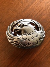 American Bald Eagle Freedom USA Animal Detailed Metal Unisex Men  s Belt Buckle