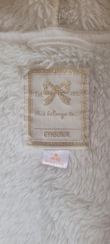 Girls Gymboree Faux Fur Vest Fair Isle Flurry Hooded Pockets Ivory Size 5/6 - Picture 3 of 3