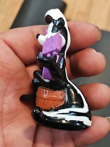 Vintage Pepe Le Pew Pepsi Gitarre PVC Figur 1994 Looney Tunes Musikerband - Bild 4 von 5